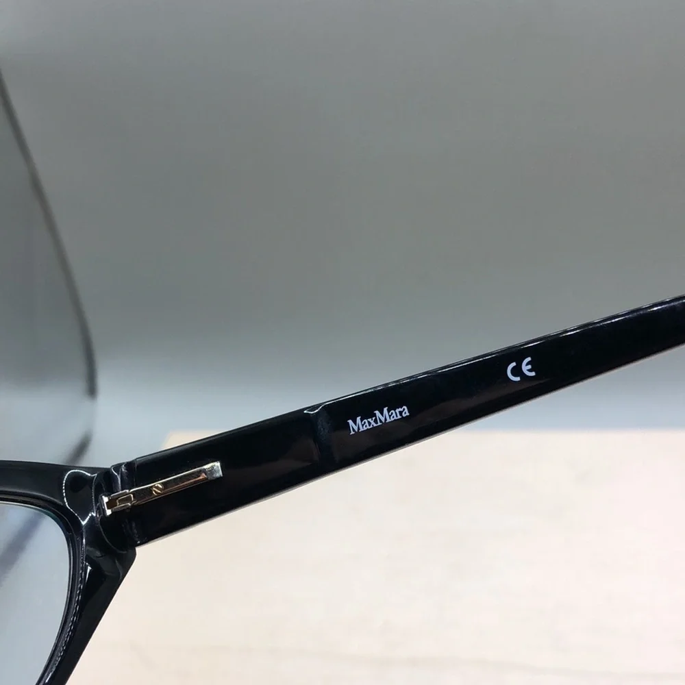 Max Mara MM 1390 G Glasses FRAMES ONLY Cat Eye 55 17 145 Black Full Rim